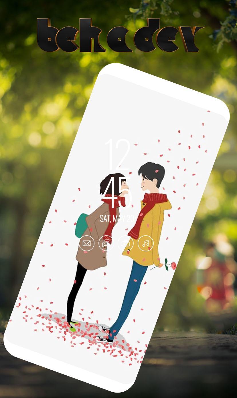 Cartoon Couple Wallpaper HD APK do pobrania na Androida