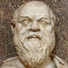 The wisdom of Socrates icon