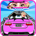 Snow Queen Car Racing أيقونة