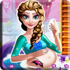 Ice Queen Pregnant Games icône
