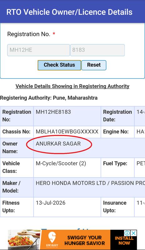 RTO Vehicle Owner/Licence Details for Android - APK Download