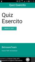 Quiz Esercito Plakat