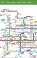 Beijing Subway Map & Metro Map Affiche