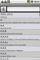 Poster BKS American Abbreviations