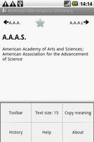 برنامه‌نما BKS American Abbreviations عکس از صفحه