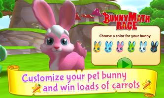 Bunny Math Race Free poster