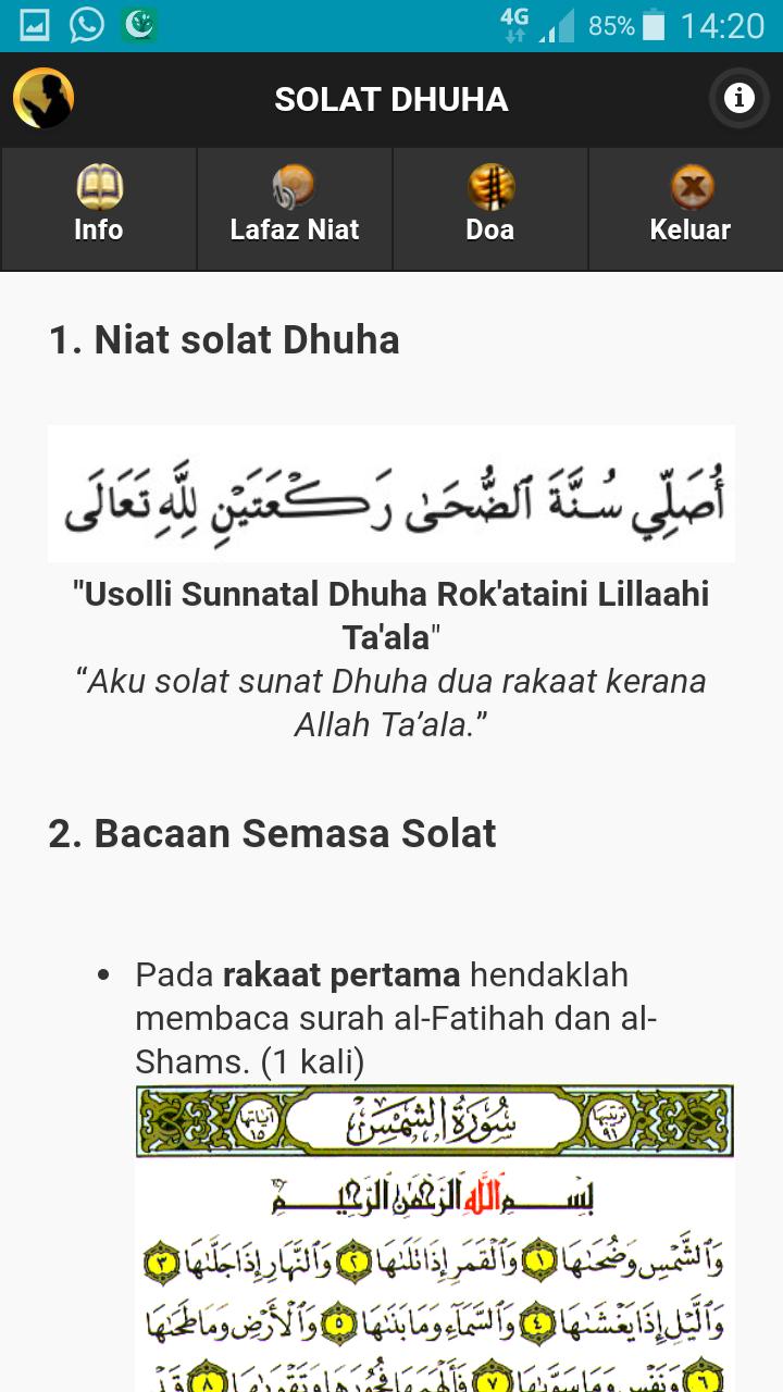 Dhuha solat 15 Kelebihan