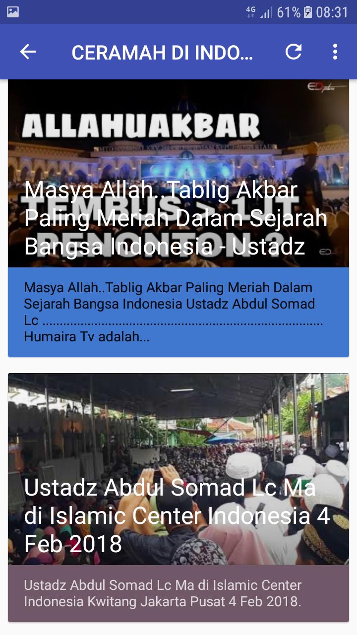 Ustaz Abdul Somad Di Indonesia For Android Apk Download