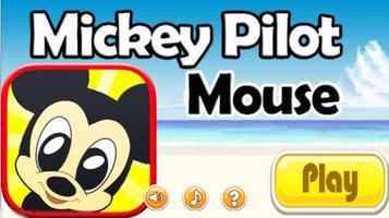 Mickey Pilot Mouse الملصق