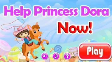 Princess Dora Horse Riding स्क्रीनशॉट 1