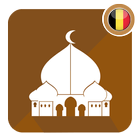 prayer time belgium - qibla & athan & quran-icoon