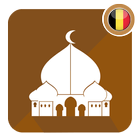 prayer time belgium - qibla & athan & quran biểu tượng