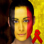 Belgium Flag Face: Anti Attack