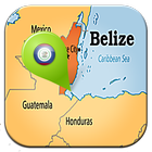 Belize map 아이콘