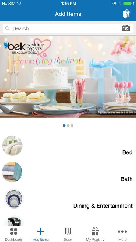 Belk Wedding Registry скриншот 2