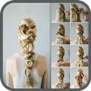 How to make braids and hairstyles step by step APK