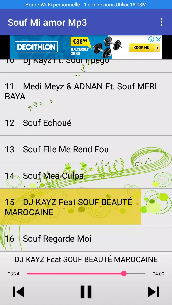 Descarga de APK de Souf Mi Amor Chansons MP3 para Android
