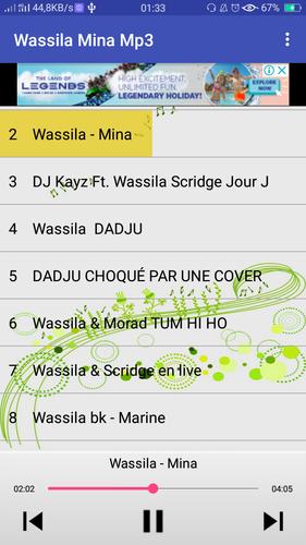 Download Wassila Mina - Chansons MP3 latest 1.2 Android APK