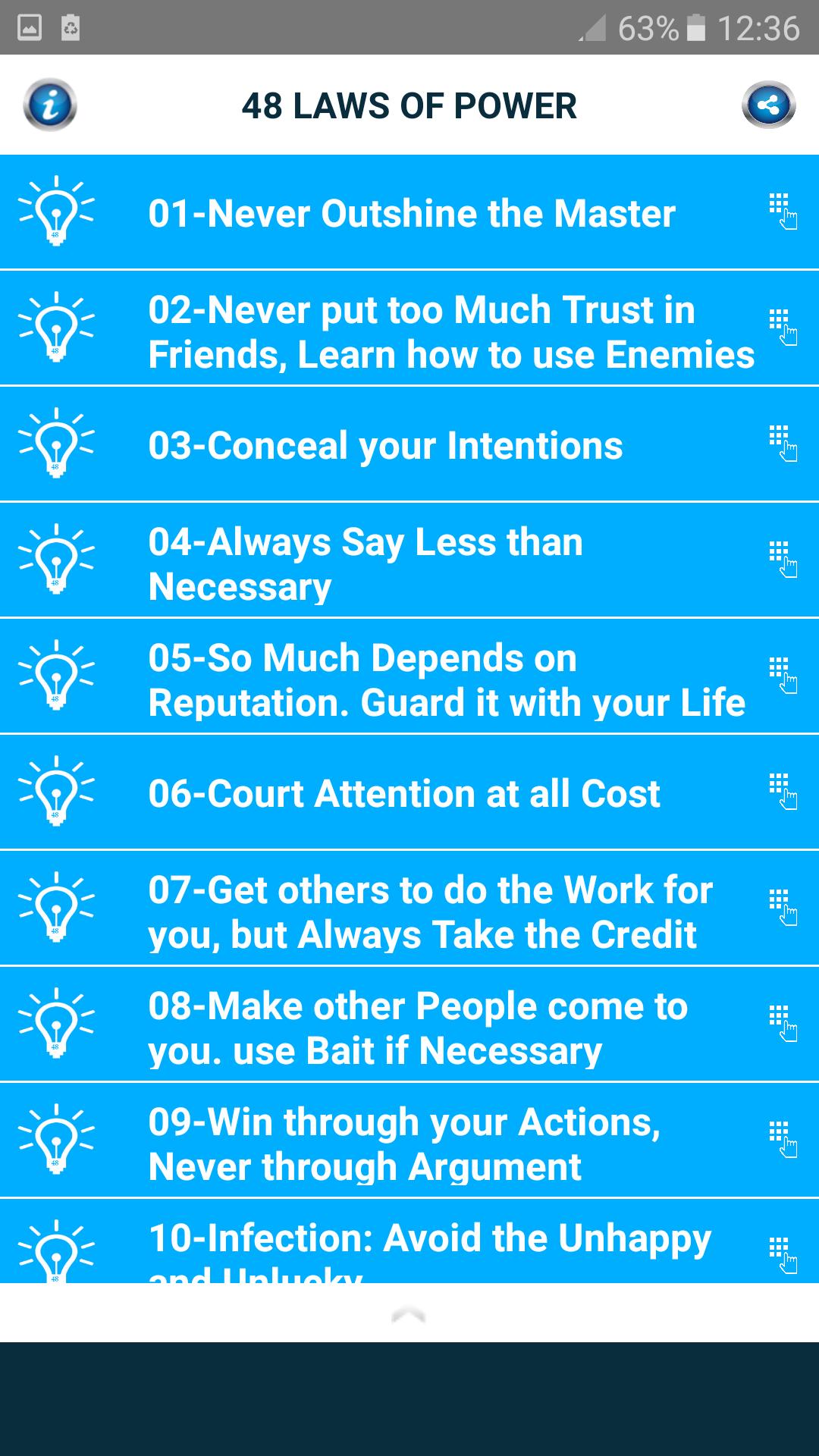 48 Laws Of Power Summary For Android Apk Download