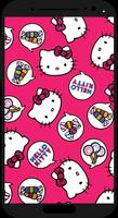 Hello Kitty Wallpaper Free love and backgrounds poster