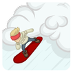 Avalanching: snowboard runner!