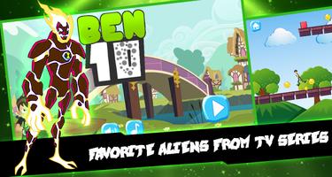 👽 Super Ben Alien Run Transform Affiche