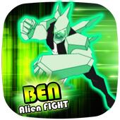 👽 Ben Alien Fight: DiamondHeat Attack icône