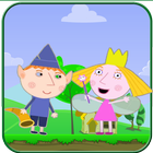 ben adventure and holly run أيقونة