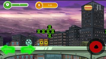 ben jungle 10 alien run fight اسکرین شاٹ 2