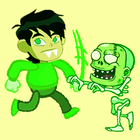 Zombie Ben 10 Run Game icône