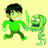 Zombie Ben 10 Run Game Zeichen