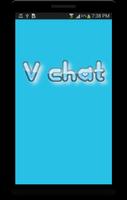 V Chat - free video chat Plakat