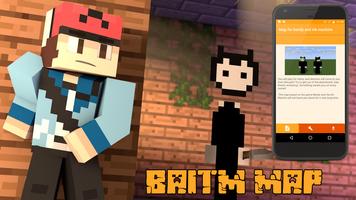 Map for bendy and the ink machine MCPE ポスター