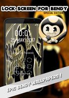 Bendy Lock Screen الملصق