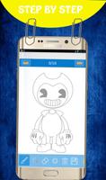 Comment dessiner Bendy and the Ink Machine screenshot 1