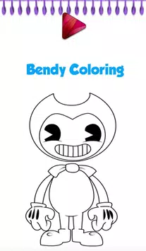 450 Collections Bendy Cartoon Coloring Pages  Best HD