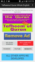 Understanding Quran Tafhemul Q Plakat
