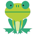 Fun lake of lazy frogs icon