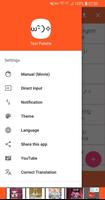 Paleta de texto con Emoji y Ka Poster