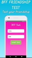 Poster BFF Friendship Test Bestie App