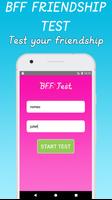 BFF Friendship Test Bestie App poster