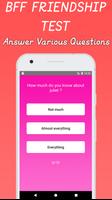 2 Schermata BFF Friendship Test Bestie App