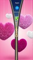 Fluffy Zipper Lock Screen HD اسکرین شاٹ 1