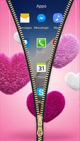 Fluffy Zipper Lock Screen HD 截图 2