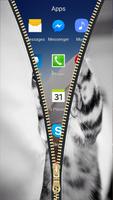 Kitty Cat Zipper Lock Screen HD 截图 2