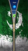 Pakistan Flag Zipper Lock Screen HD स्क्रीनशॉट 1