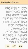 חמש מגילות- Five Megillot Screenshot 2