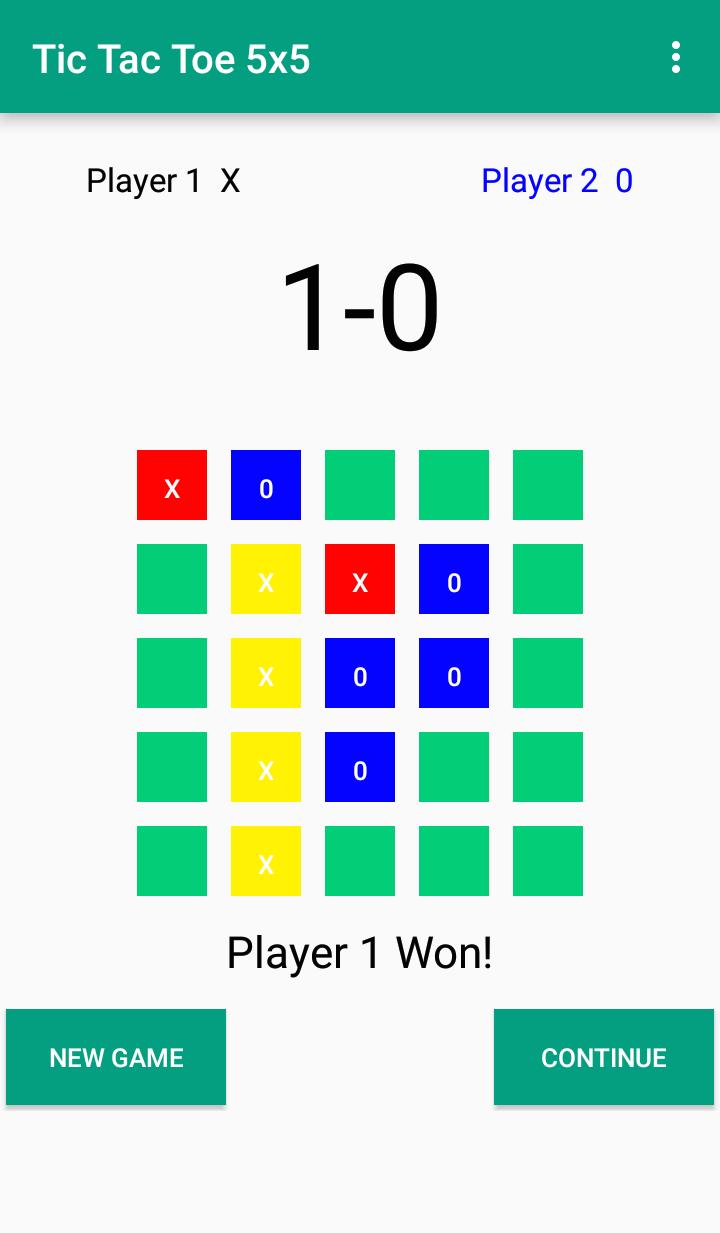 Tic-Tac-Toe 5x5 APK برای دانلود اندروید