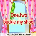 One Two Buckle My Shoe Nursery Video Song Offline icône