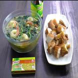 Shrimp Monggo with Lechon Kawali Pinoy Food Recipe